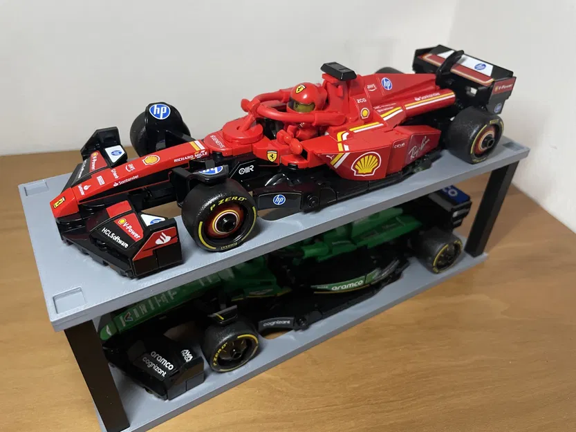 Kệ Lego Speed Champions F1 - Mẫu 2 xe - Image 3