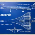 Concorde - Bản vẽ kỹ thuật - Thumbnail 1