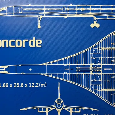 Concorde - Bản vẽ kỹ thuật