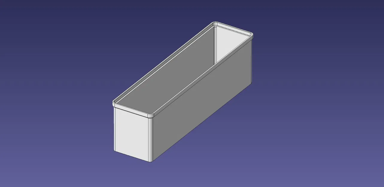 Hộp Đựng Xếp Chồng 1x4 Đơn Vị, Cao Hết Cỡ, Lưới 1x1 - Image 1