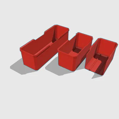 Hộp Milwaukee Packout Dài Cao có rãnh cắt (2 và 3 ngăn)