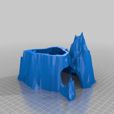 Địa hình núi cho trò chơi Dungeons & Dragons