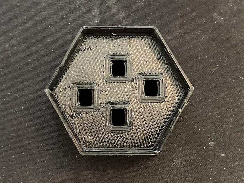 Váy lưới phẳng - Mod logo trung tâm Voron 2.4 sử dụng đèn LED - Image 2