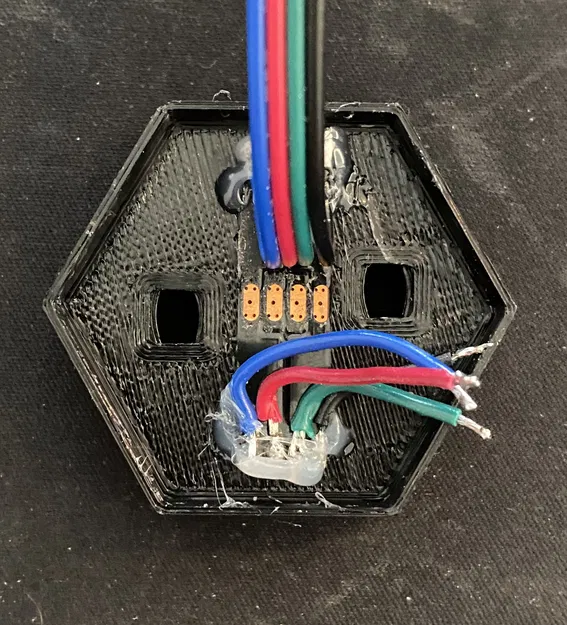 Váy lưới phẳng - Mod logo trung tâm Voron 2.4 sử dụng đèn LED - Image 3