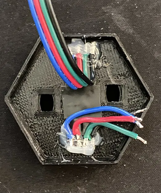 Váy lưới phẳng - Mod logo trung tâm Voron 2.4 sử dụng đèn LED - Image 4