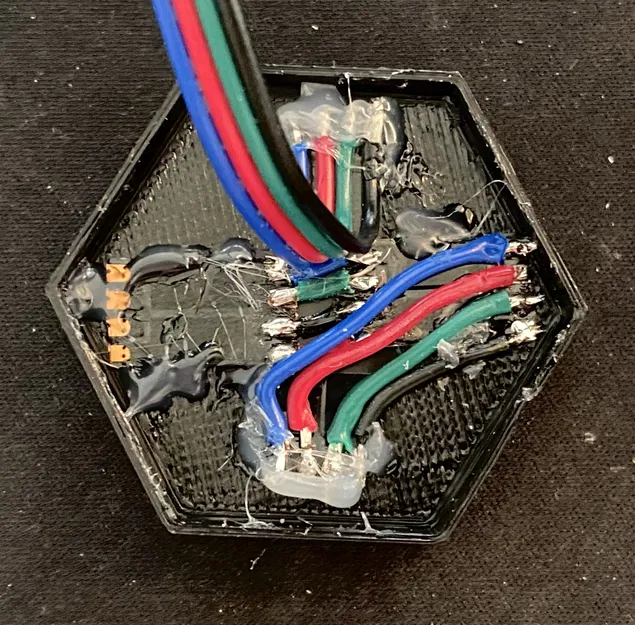 Váy lưới phẳng - Mod logo trung tâm Voron 2.4 sử dụng đèn LED - Image 5