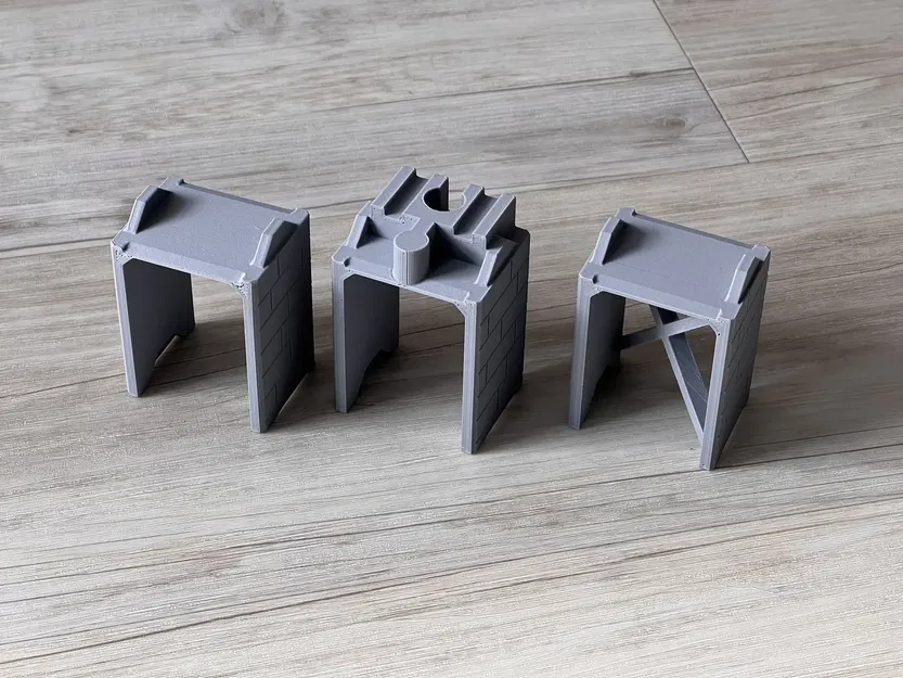 Chân Cầu Cho Đường Ray Xe Lửa Gỗ - Image 1