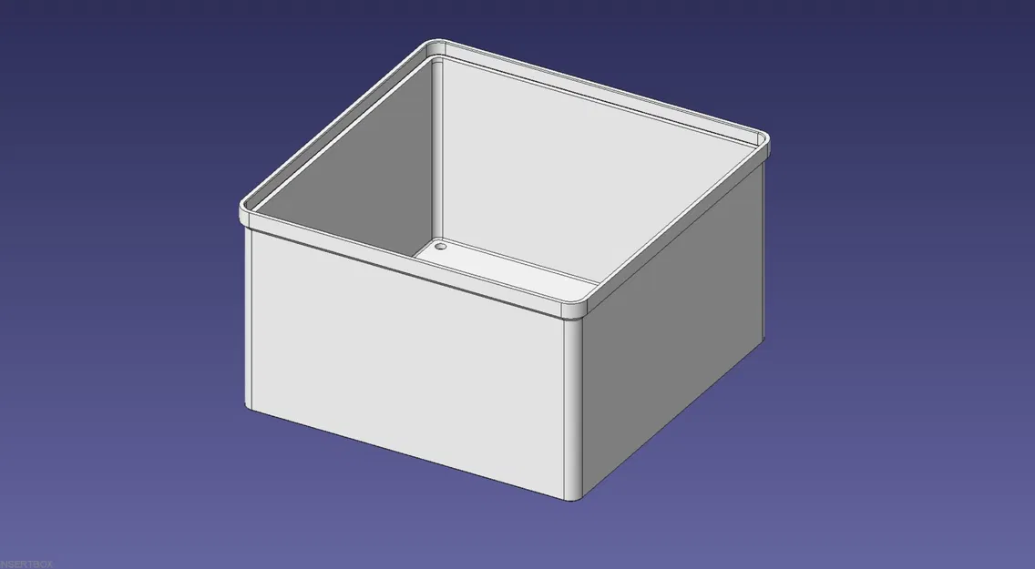 Hộp Insertbox Xếp Chồng 2x2 Đơn Vị, Cao Hết Cỡ, Lưới 1x1 - Image 1