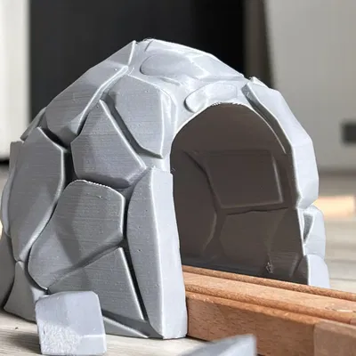 Đường Hầm Cho Xe Lửa Gỗ