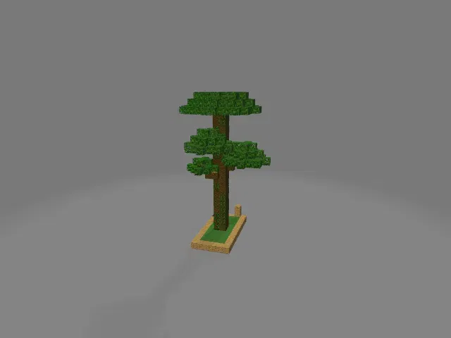Móc treo tường cây rừng Minecraft - Image 2
