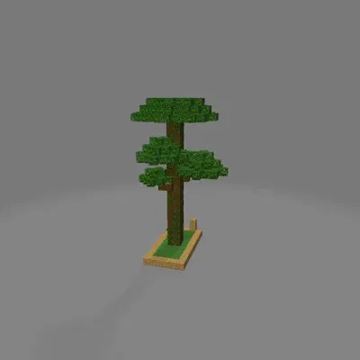 Móc treo tường cây rừng Minecraft