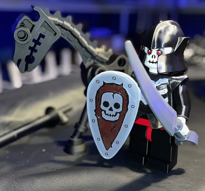 Chiến binh Bộ xương MegaFigure Gạch & Ngựa (Tỷ lệ 5:1) - Image 3