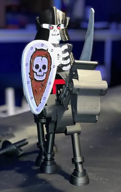 Chiến binh Bộ xương MegaFigure Gạch & Ngựa (Tỷ lệ 5:1) - Image 5