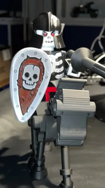 Chiến binh Bộ xương MegaFigure Gạch & Ngựa (Tỷ lệ 5:1) - Image 6