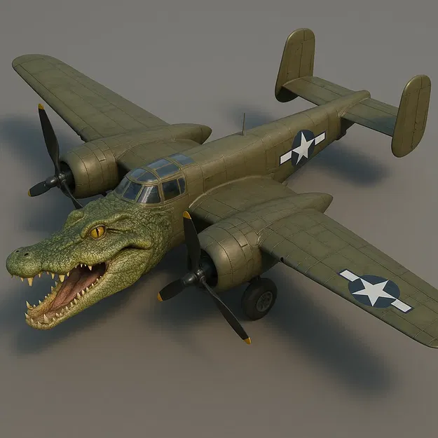 Mô hình Bombardino Crocodilo - Image 2