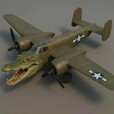 Mô hình Bombardino Crocodilo