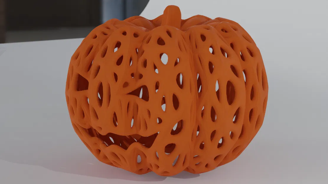 Vỏ đèn bí ngô hữu cơ trang trí Halloween - Image 2