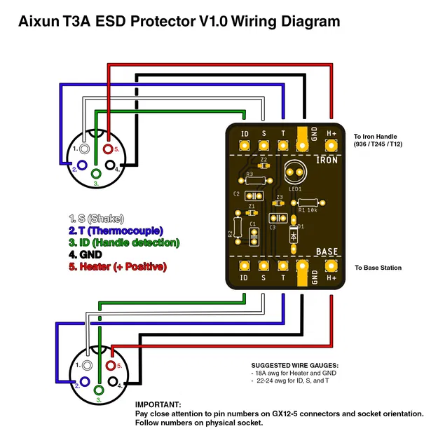 Bộ lọc bảo vệ ESD phía trước Aixun T3A - Image 12