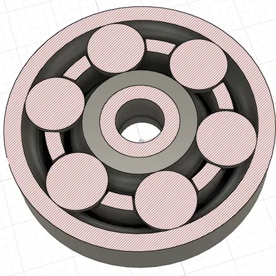 Vòng bi dùng bi Airsoft 6mm