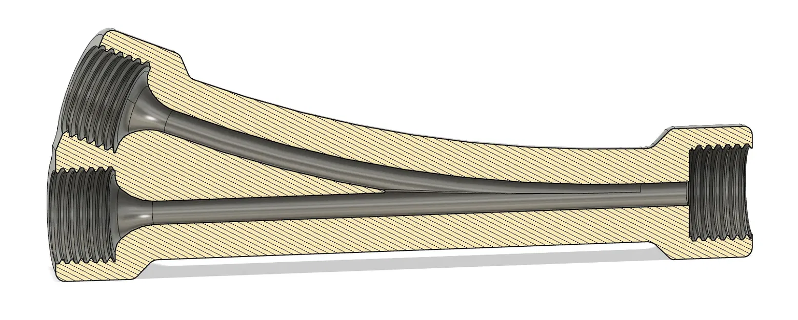 Bộ chia Y cải tiến cho Bambu Lab AMS X1C P1S P1P - Image 1