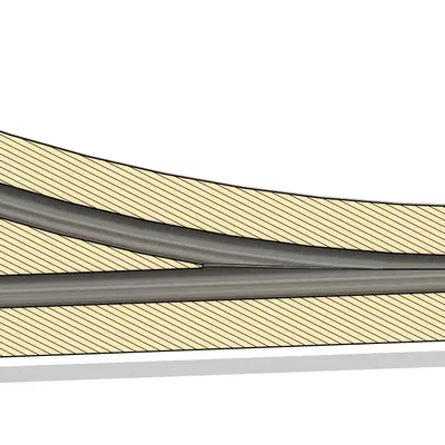 Bộ chia Y cải tiến cho Bambu Lab AMS X1C P1S P1P