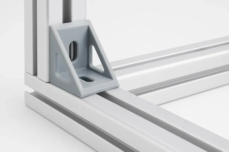 Giá đỡ góc 90 độ cho thanh nhôm 40x40 với lỗ 8mm - Image 1