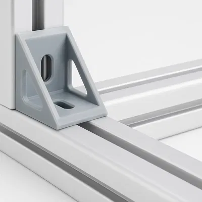 Giá đỡ góc 90 độ cho thanh nhôm 40x40 với lỗ 8mm