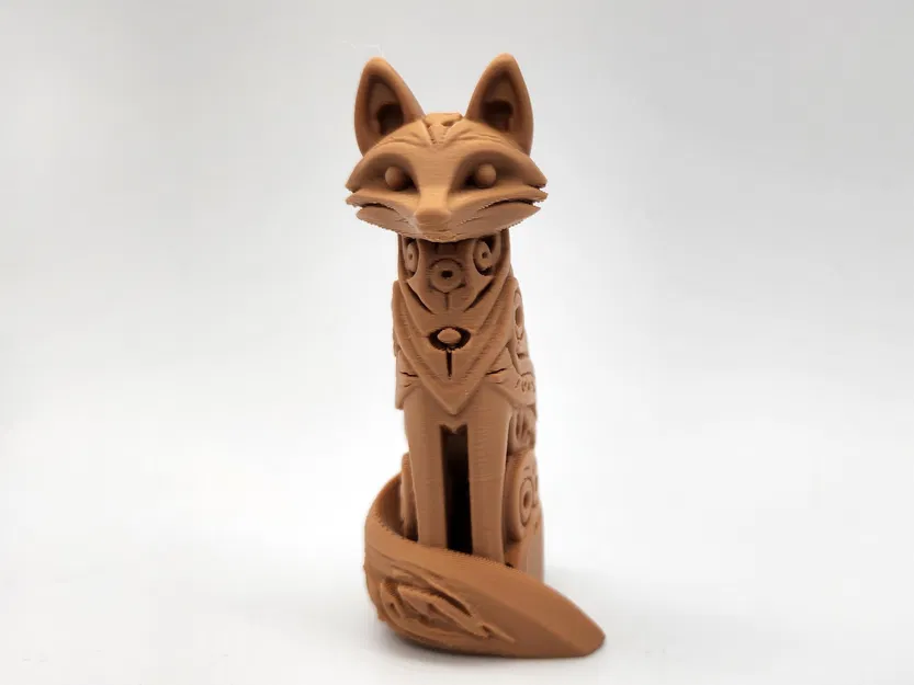 Tượng Cáo Chạm Khắc Gỗ - Image 2