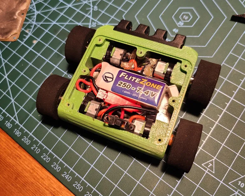 Robot Chiến Đấu 4WD 150g Antweight/Fairyweight - Image 3