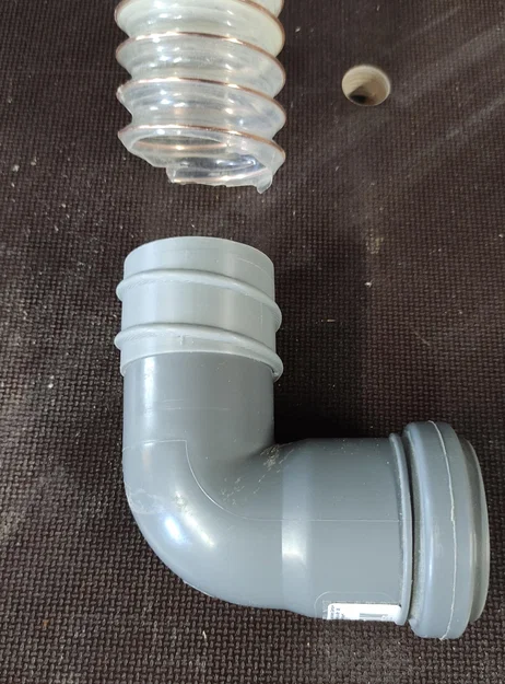 Adapter Ống Xoắn Hút Bụi Cho Ống 50mm (Ống "HT Rohr" Đức) - Image 1