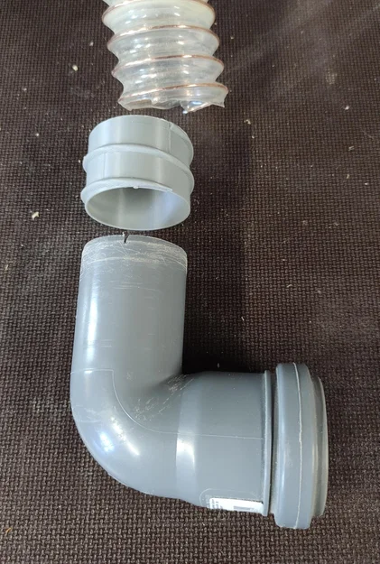 Adapter Ống Xoắn Hút Bụi Cho Ống 50mm (Ống "HT Rohr" Đức) - Image 3