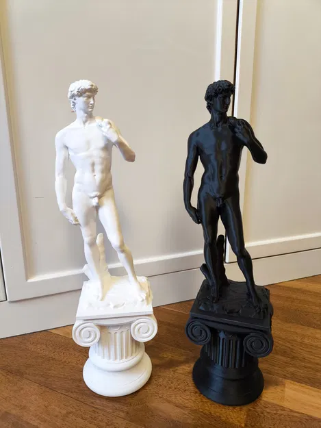 Tượng David của Michelangelo với đế cột Ionic - Image 1