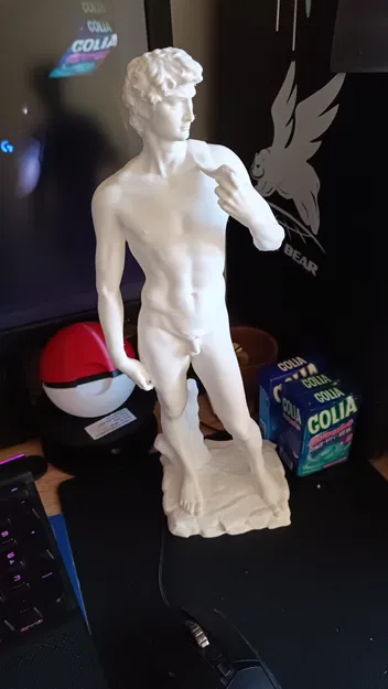 Tượng David của Michelangelo với đế cột Ionic - Image 5