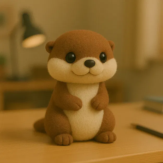 Mô Hình Rái Cá Dễ Thương - Image 1