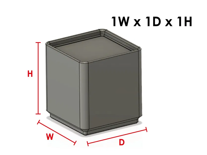 Hộp Gridfinity Tùy Chỉnh Điền Sẵn (Fusion 360) - Image 2
