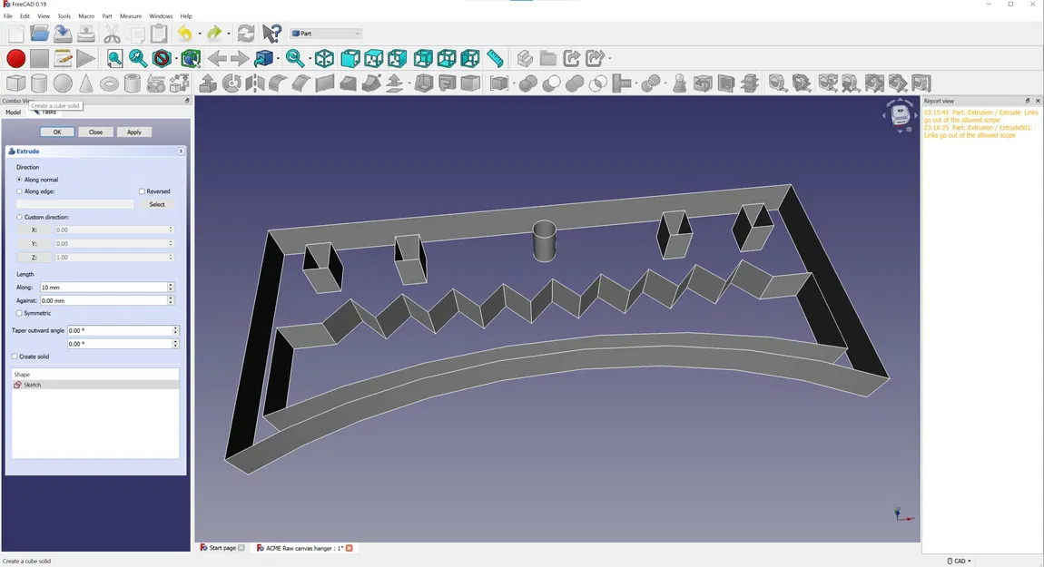 Móc Treo Canvas Thô ACME - Image 3