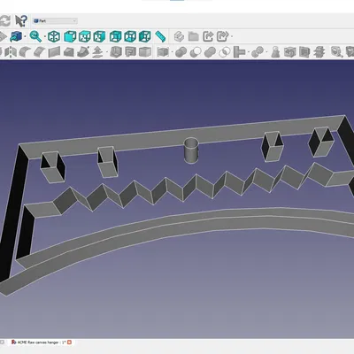 Móc Treo Canvas Thô ACME