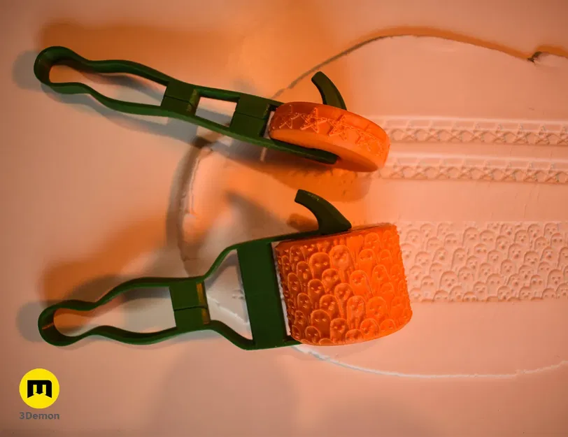 Tay cầm Quả bí ngô cho Con lăn Tạo Họa tiết và Bánh xe Dập - Image 3