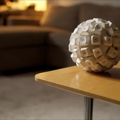 Bàn phím hình cầu và chuột không dây ESP-32