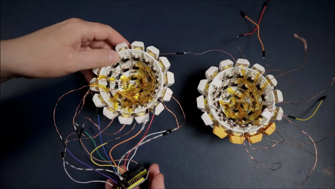 Bàn phím hình cầu và chuột không dây ESP-32 - Image 4