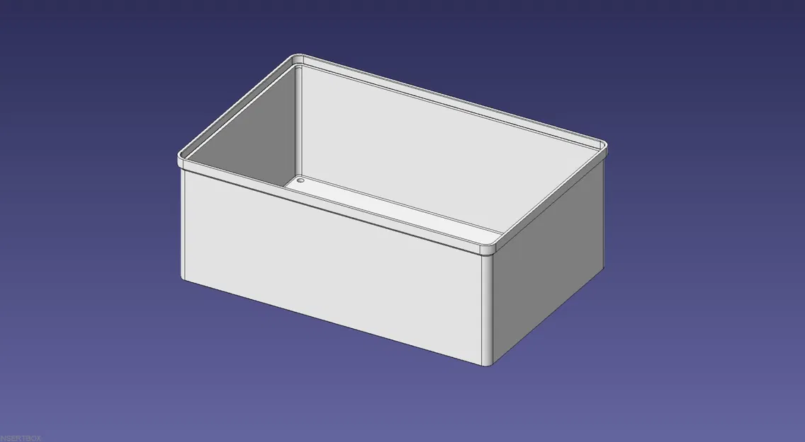 Hộp Đựng Có Thể Xếp Chồng: 2x3 Đơn Vị, Chiều Cao Đầy Đủ, Lưới 1x1 - Image 1
