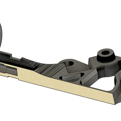 Xol Toolhead | Đế EBB36 - VZ-Hextrudort-Thấp [Ống Luồn Cáp M12]