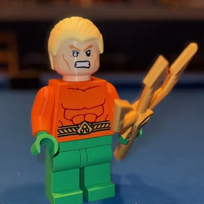 Mô hình Lego Aquaman Khổng Lồ Tỷ Lệ 5:1