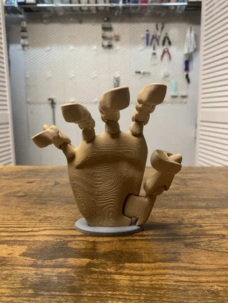 Chân đế Bàn tay (cho Mô hình Bàn tay Khớp nối Tạo dáng của Michael Wycoff) - Image 2