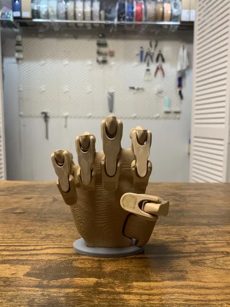 Chân đế Bàn tay (cho Mô hình Bàn tay Khớp nối Tạo dáng của Michael Wycoff) - Image 5