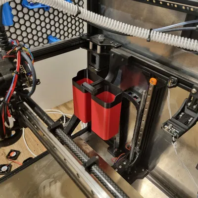 Voron Trident: Bộ đựng nhựa thừa + cọ vệ sinh nozzle