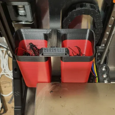 Voron Trident: Bộ đựng nhựa thừa + cọ vệ sinh nozzle