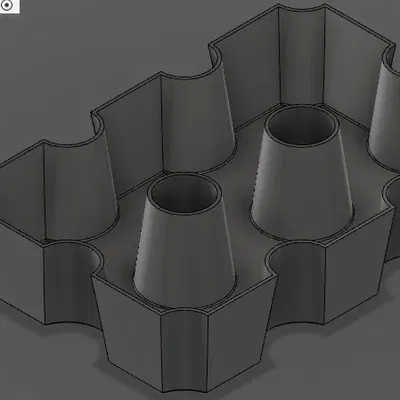 Khuôn Đá Thùng Bia Có Thể Xếp Chồng - Biertragerl Eiswürfel (Xếp Chồng)