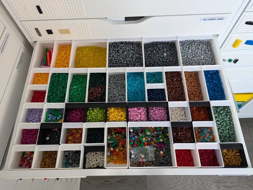 Khay lưu trữ LEGO Brickfinity cho ngăn kéo IKEA ALEX - Image 1