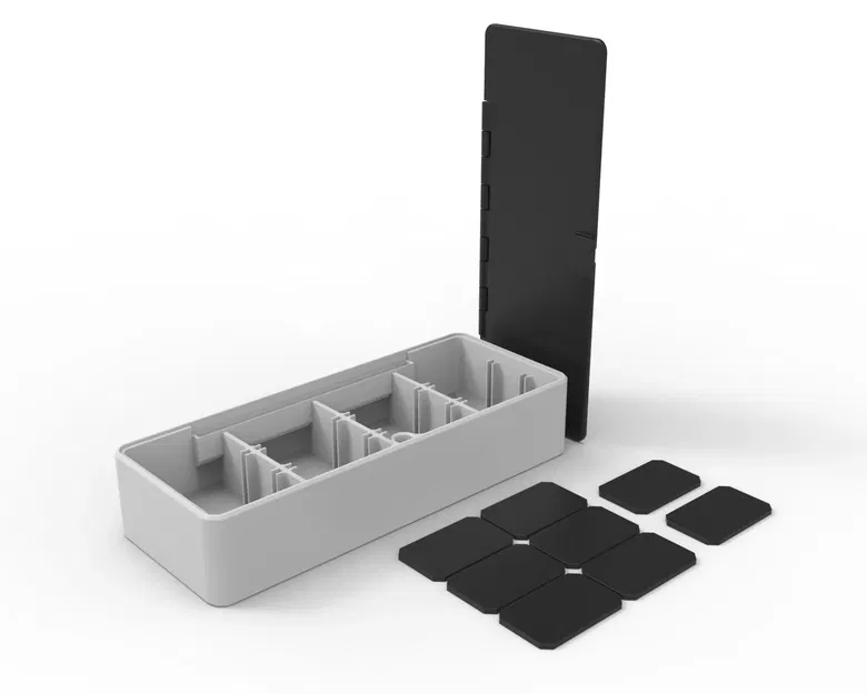 Hệ thống lưu trữ mô-đun UMSS với hộp có nắp - Image 2